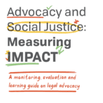 Advocacy and Social Justice: a guide to measuring impact