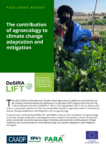 The contribution of agroecology to climate change adaptation and mitigation