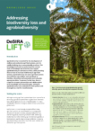 Addressing biodiversity loss and agrobiodiversity