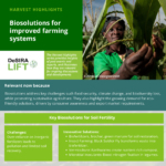 Harvest Highlights: Biosolutions for improved farming systems