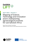 Mapping of Science, Technology and Innovation actors championing agroecological practices for sub-Saharan Africa